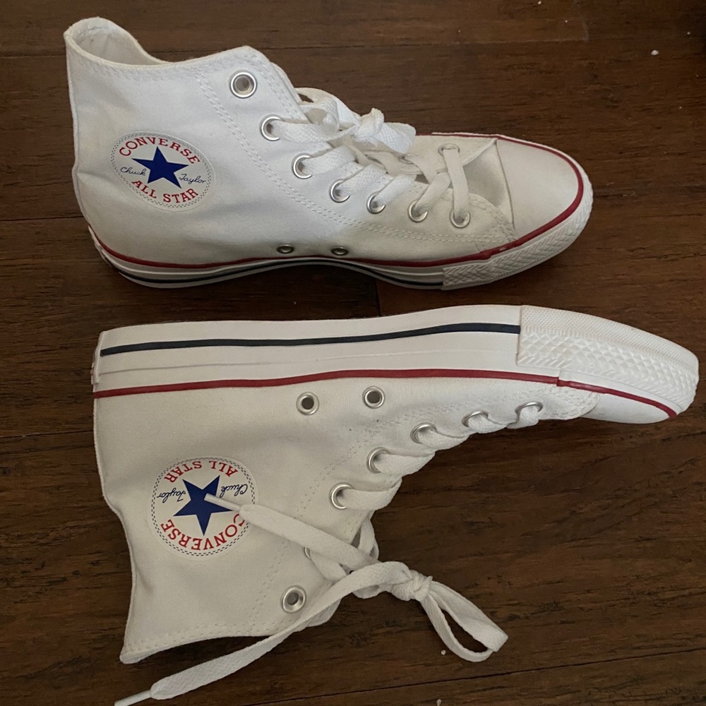 White high top Converse